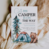 Een beetje Camper Forest Baby shower Invitation Kaart