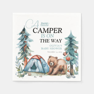 Een beetje Camper Forest Baby shower Servet