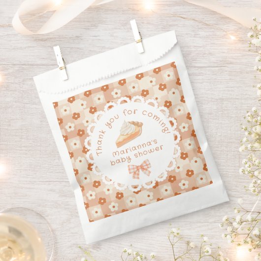 Een beetje cutie Pie Baby shower Dank u Bedankzakje (Geknipt)