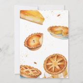 Een beetje Cutie Pie Baby shower Kaart (Achterkant)