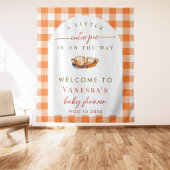 Een beetje Cutie Pie Herfst Thema Baby shower Acht Wandkleed
