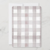 Een beetje cutie taart Thanksgiving wit Baby showe Kaart (Achterkant)