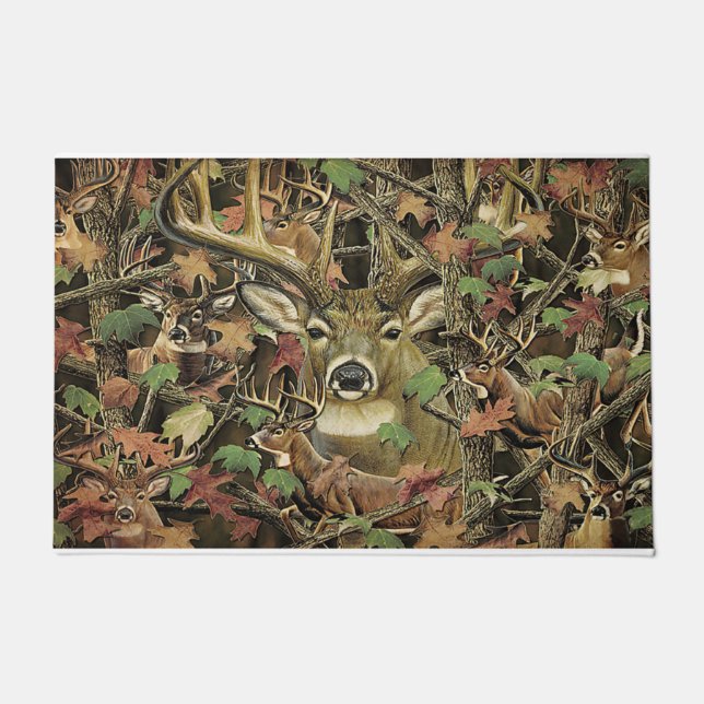 Een beetje deer in het Oerwoud Deurmat (Voorkant)