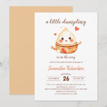 Een beetje dumpen is op de weg Bao Baby shower