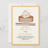 Een beetje Dumpling Baby shower Uitnodiging (Voorkant)