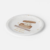 Een beetje Dumpling Baby shower Uitnodiging Papieren Bordje (Gekanteld)