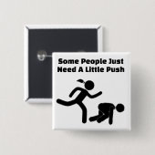 Een beetje duw Button (Voorkant /achterkant)