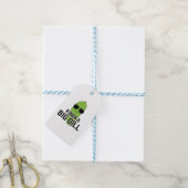 Een beetje een grote dille cadeaulabel (Met Touw)