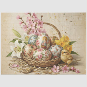 Een beetje een vintage Pasenserie ontwerp #6 Tissuepapier