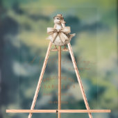 Een beetje eendje Baby shower welkom Acryl Bord (Neutraal)