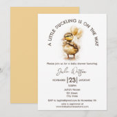 Een beetje eendje is op weg naar genderneutraal kaart (Voorkant / Achterkant)