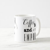 Een beetje empathie Classic witte koffie mok (Voorkant rechts)