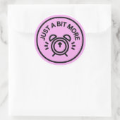 Een Beetje Extra Ronde Sticker (Tas)