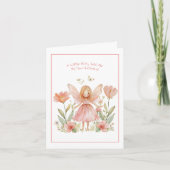 Een beetje Fairy Waterverf Verjaardag Kaart (Voorkant)