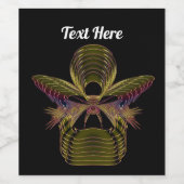 Een beetje Fairy Wijn Etiket (Enkel label)