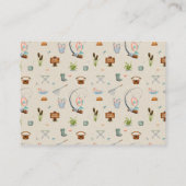 Een beetje Fisherman Waterverf Script Luier Raffle Informatiekaartje (Achterkant)