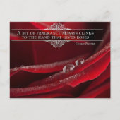 "Een beetje geur" Inspirerend Quote Briefkaart (Voorkant)