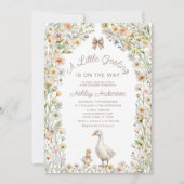 Een beetje Gosling Boho Baby shower Kaart (Voorkant)