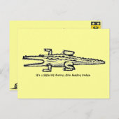 een beetje grappig briefkaart (Voorkant / Achterkant)