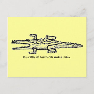 een beetje grappig briefkaart