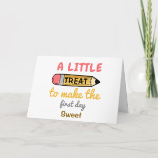 Een beetje grappig terug naar school student kaart