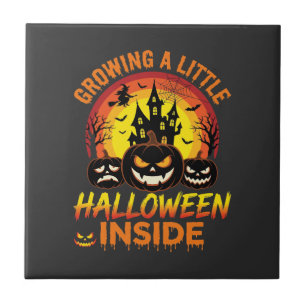 Een beetje Halloween laten groeien in een bezemend Tegeltje