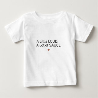 Een Beetje Hardop. Veel Saus. Baby T-shirt