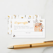 Een beetje honing op de weg Waterverf Baby shower