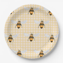 Een beetje honing papieren bordje