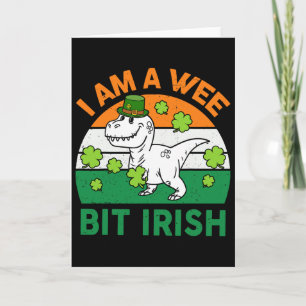 Een beetje Iers St. Patrick-dag dinosaurus peuter  Kaart