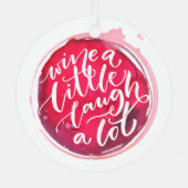 Een beetje lachen. metalen ornament (Achterkant)