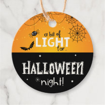 Een beetje licht voor Halloween Night - Labels