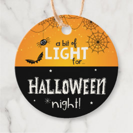 Een beetje licht voor Halloween Night - Labels