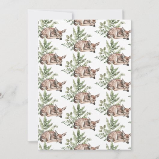 Een beetje lief is onderweg naar het Baby shower Kaart (Achterkant)