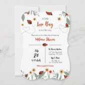 Een beetje liefde bug Baby shower uitnodiging (Voorkant)