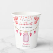 Een beetje lieverd | VALENTIJNSDAG BABY SHOWER Papieren Bekers (Voorkant)