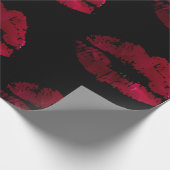 Een beetje lip cadeaupapier (Hoek)