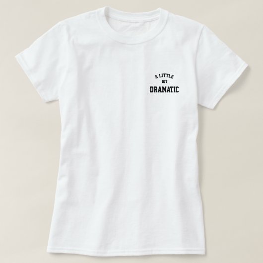 Een beetje *op maat* zakplaatsing t-shirt (Design voorkant)