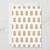 Een beetje pinda Schattige grillige 1e verjaardag Kaart (Achterkant)