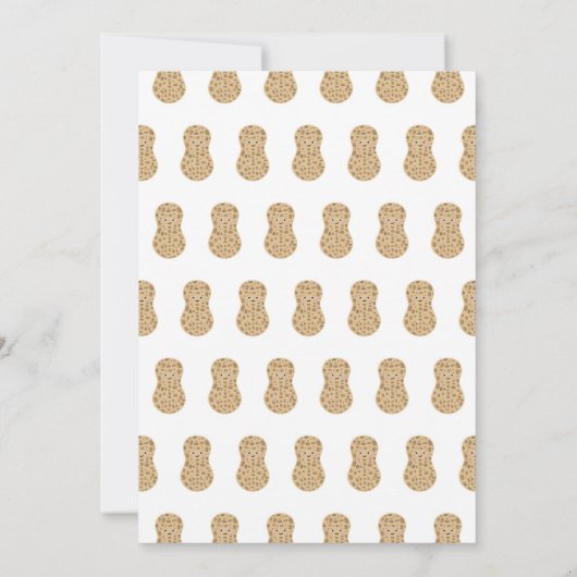 Een beetje pinda Schattige grillige 1e verjaardag Kaart (Achterkant)