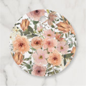 Een beetje pompoen bloesem bedankjes labels (Achterkant)