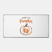 Een beetje pompoen Grappige Herfst Bureaumat (Voorkant)