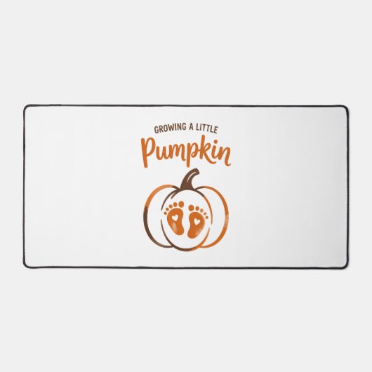 Een beetje pompoen Grappige Herfst Bureaumat (Voorkant)