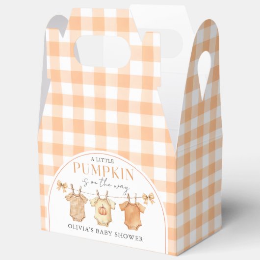 Een beetje pompoen Herfst Baby shower gunstbox Bedankdoosjes (Open)