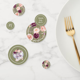 Een beetje pompoen herfst baby shower party decor confetti