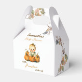 Een beetje pompoen Herfst herfst Baby shower Bedankdoosjes (Achterkant)