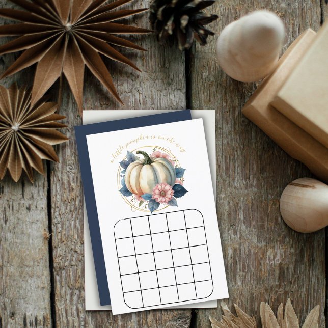 Een beetje pompoen Herfst Herfst Bloemen Bingo Gam (Creator heeft geüpload)