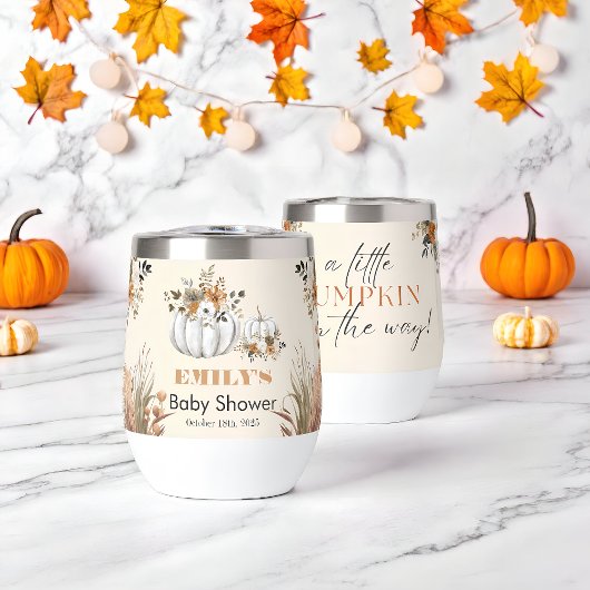 Een beetje pompoen is onderweg - Baby shower