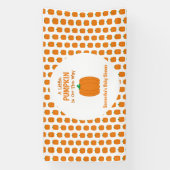 Een beetje pompoen is onderweg spandoek (Verticaal)