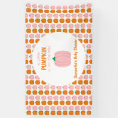 Een beetje pompoen is onderweg spandoek (Verticaal)